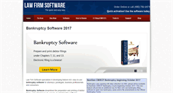 Desktop Screenshot of lawfirmsoftware.com