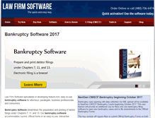Tablet Screenshot of lawfirmsoftware.com